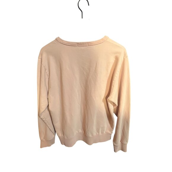 Frye 1863 Womens Light Pink Crewneck Sweatshirt Size L - Casual Long Sleeve Pull - Picture 4 of 4